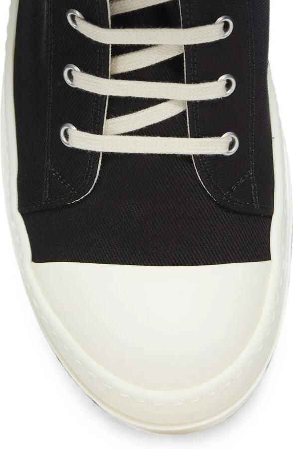 Rick Owens DRKSHDW Cargo Sneaks high-top katoenen sneakers Zwart - Foto 4