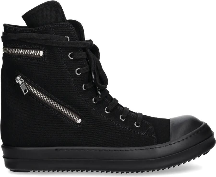 Rick Owens DRKSHDW Cargo Sneaks sneakers met rits Zwart