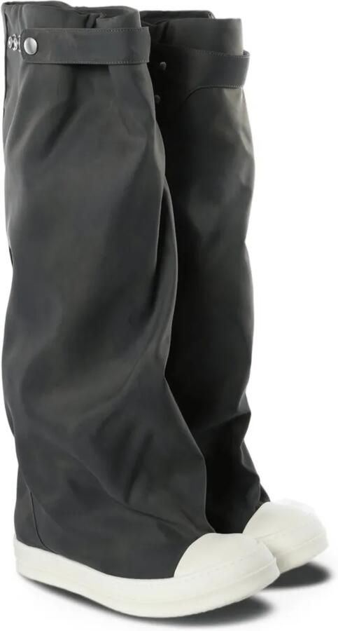 Rick Owens DRKSHDW Elephant laarzen met overslag in gamasche-stijl Grijs