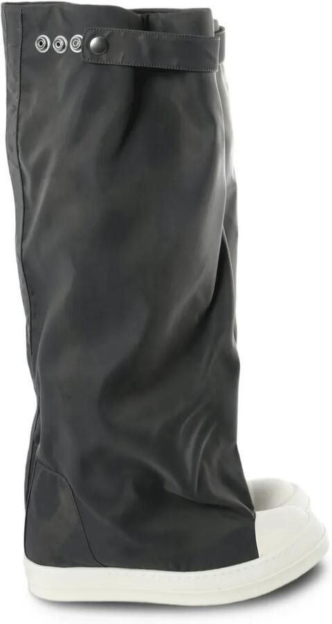 Rick Owens DRKSHDW Elephant laarzen met overslag in gamasche-stijl Grijs - Foto 2