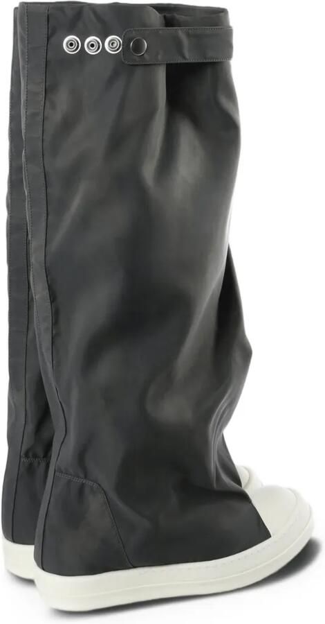 Rick Owens DRKSHDW Elephant laarzen met overslag in gamasche-stijl Grijs - Foto 3