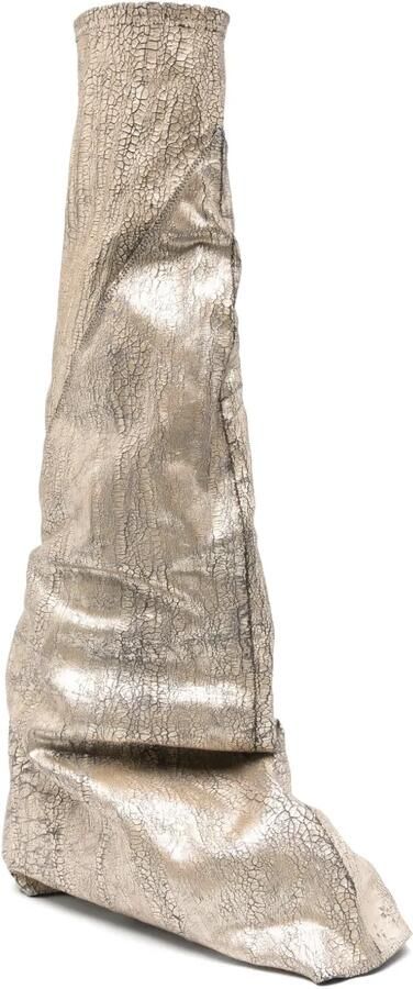 Rick Owens DRKSHDW Fetish laarzen Goud - Foto 3