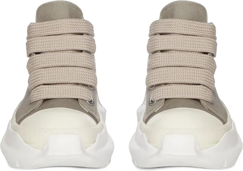 Rick Owens DRKSHDW Jumbolace abstract low sneakers Beige - Foto 4
