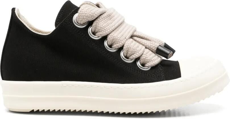 Rick Owens DRKSHDW Jumbolace sneakers met chunky kant Zwart