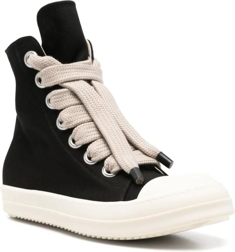 Rick Owens DRKSHDW Jumbolaced high-top sneakers Zwart - Foto 3