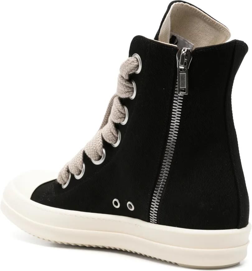 Rick Owens DRKSHDW Jumbolaced high-top sneakers Zwart - Foto 2