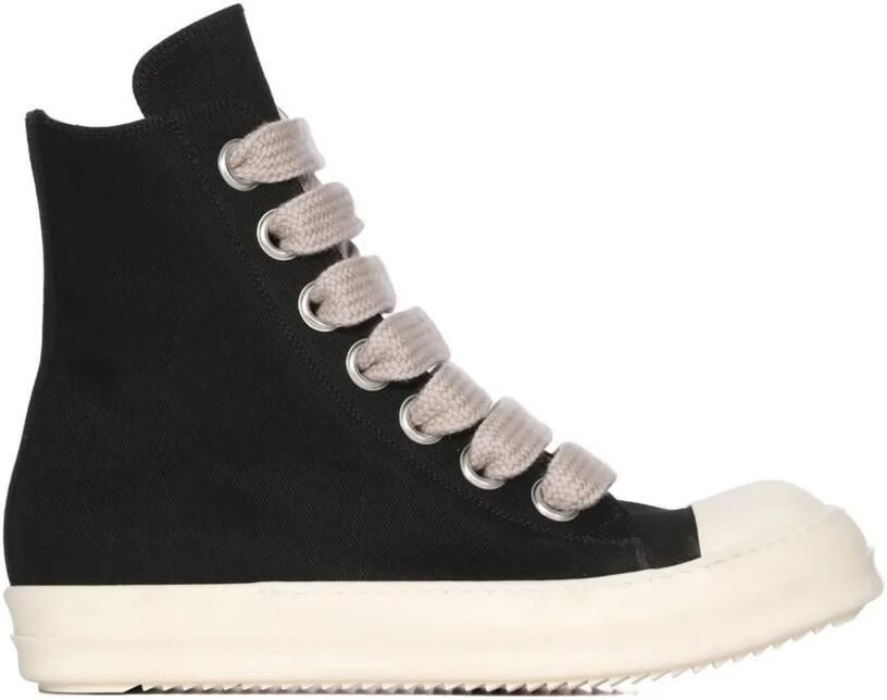 Rick Owens DRKSHDW Jumbolaced high-top sneakers Zwart
