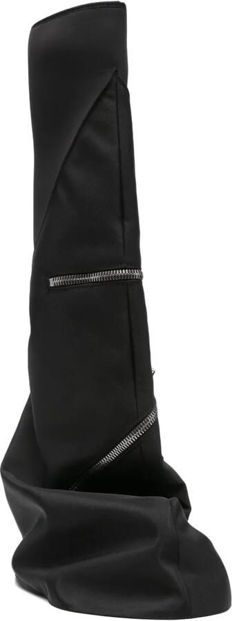 Rick Owens DRKSHDW Laarzen met ritsdetail Zwart - Foto 1