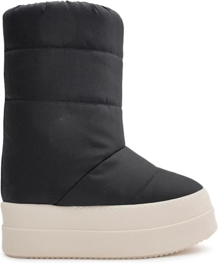 Rick Owens DRKSHDW Lunar 65 mm laarzen met ronde neus Zwart