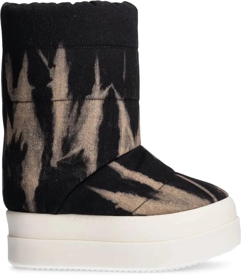 Rick Owens DRKSHDW Mega Bumper Lunar laarzen Zwart