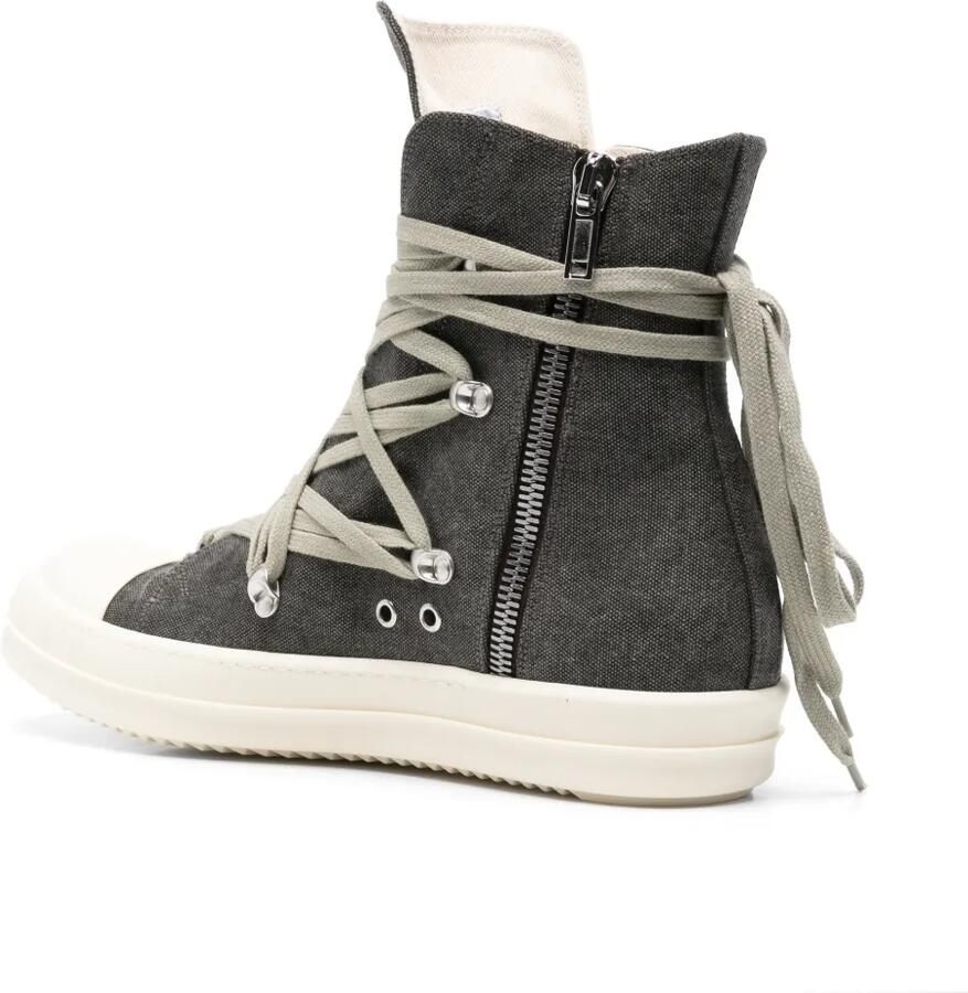 Rick Owens DRKSHDW Megalace high-top sneakers Grijs - Foto 2