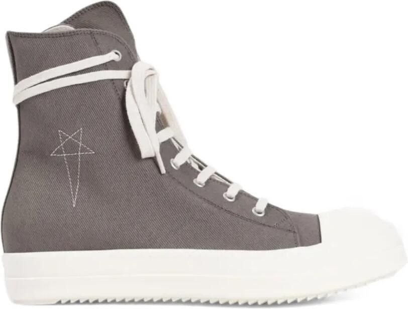 Rick Owens DRKSHDW Pentagram Ramones sneakers met borduurwerk Grijs