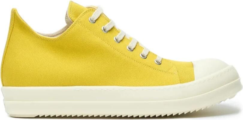 Rick Owens DRKSHDW Ramones low-top sneakers Geel