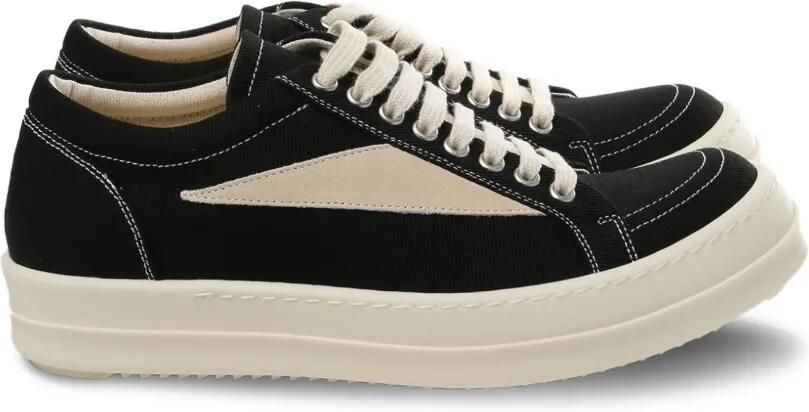 Rick Owens DRKSHDW Sneakers met contrasterend vlak Zwart
