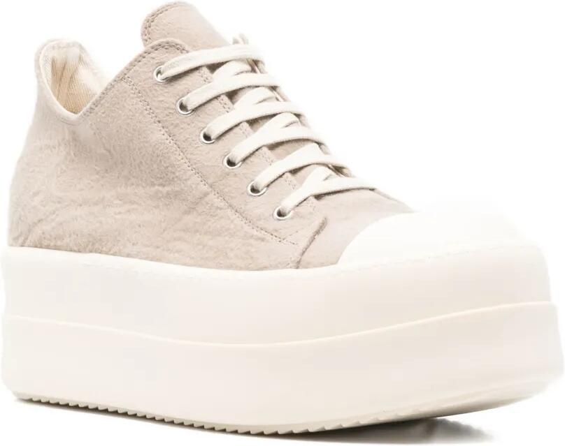 Rick Owens DRKSHDW Sneakers met plateauzool Beige