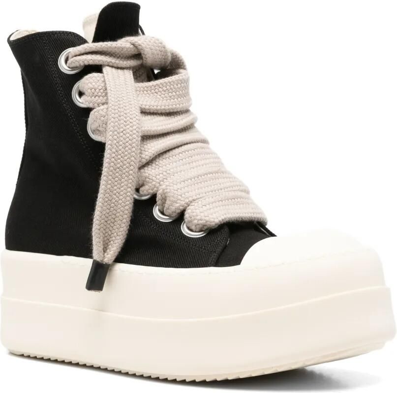 Rick Owens DRKSHDW Sneakers met plateauzool en grove veters Zwart - Foto 3