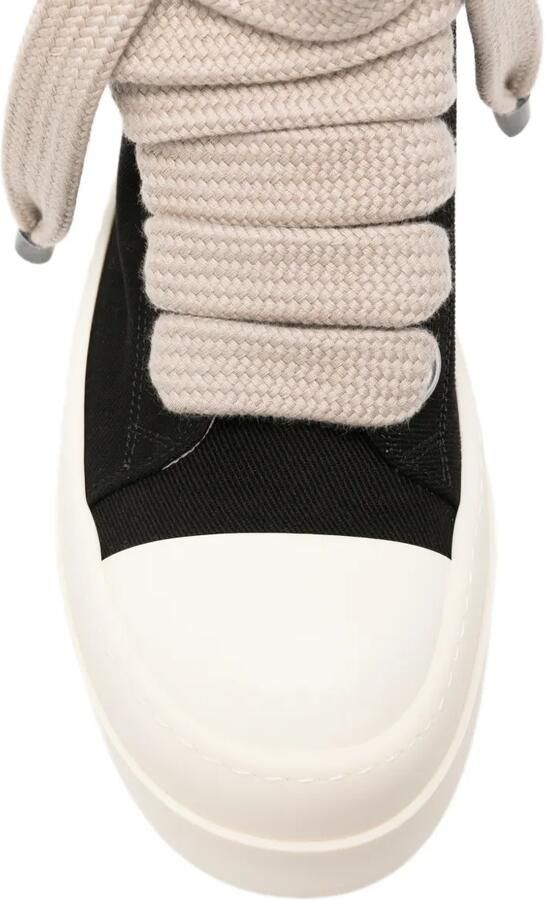 Rick Owens DRKSHDW Sneakers met plateauzool en grove veters Zwart - Foto 4