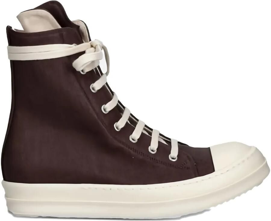 Rick Owens DRKSHDW Sneakers met rits Bruin