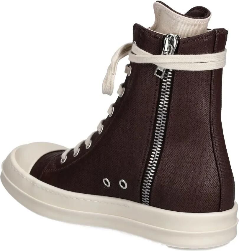 Rick Owens DRKSHDW Sneakers met rits Bruin - Foto 2