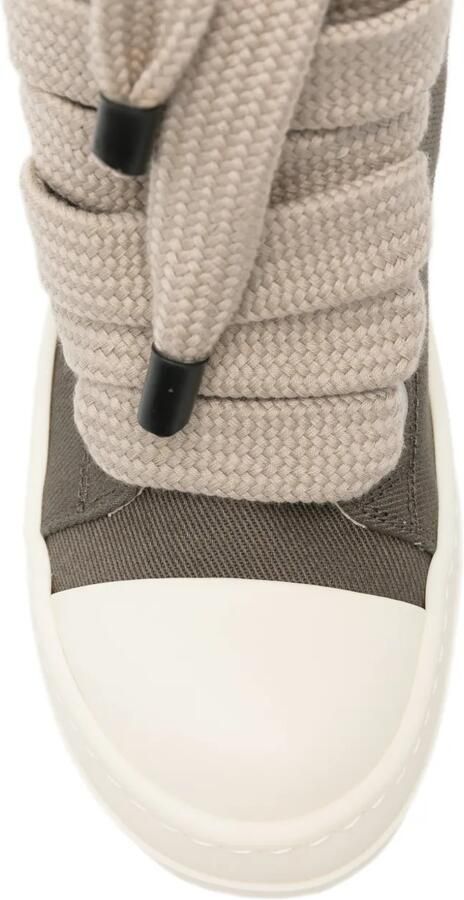 Rick Owens DRKSHDW Sneakers met rits en kant Grijs - Foto 3