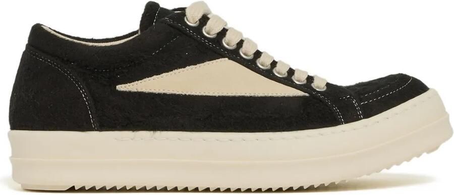 Rick Owens DRKSHDW Sneakers met suède vlak Zwart