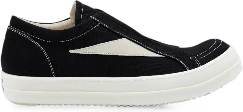 Rick Owens DRKSHDW Tower veterloze denim sneakers met geverfd effect Zwart