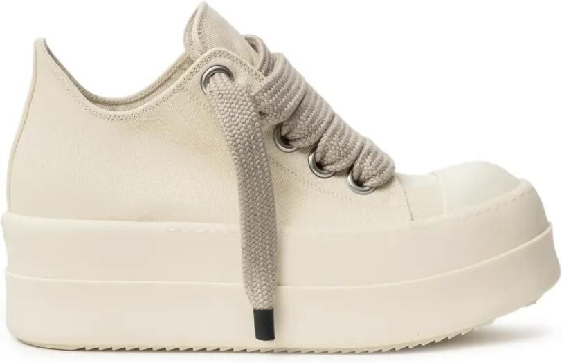 Rick Owens DRKSHDW Temple jumbolace sneakers met mega-bumper Beige