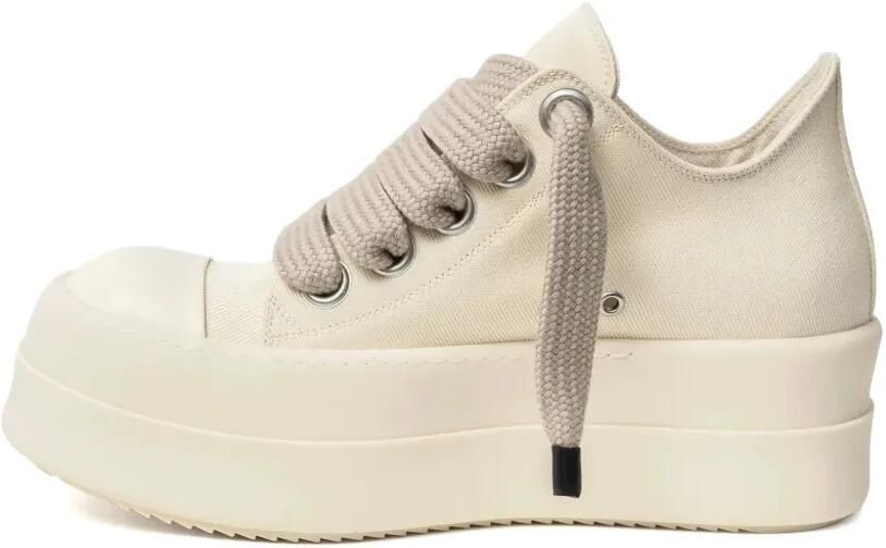 Rick Owens DRKSHDW Temple jumbolace sneakers met mega-bumper Beige - Foto 4