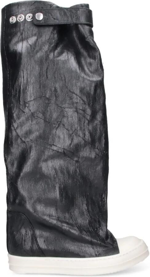 Rick Owens DRKSHDW Tower Elephant gecoate canvas laarzen Zwart - Foto 2
