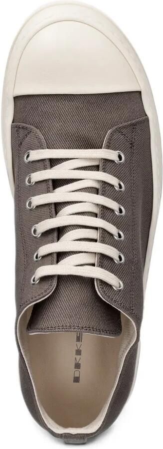Rick Owens DRKSHDW Tower low-top canvas sneakers Grijs - Foto 4