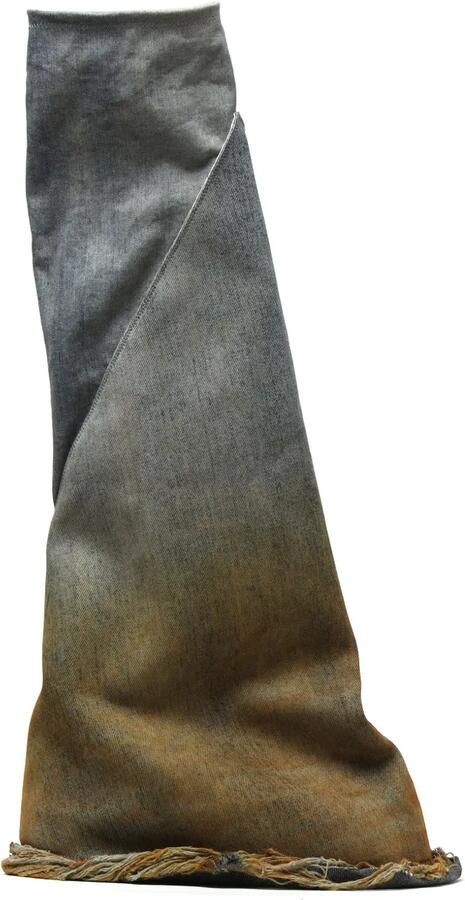 Rick Owens DRKSHDW Tweekleurige laarzen Beige