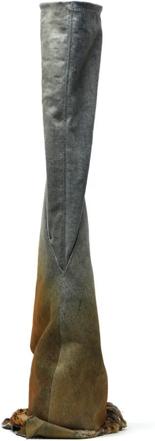 Rick Owens DRKSHDW Tweekleurige laarzen Beige - Foto 4
