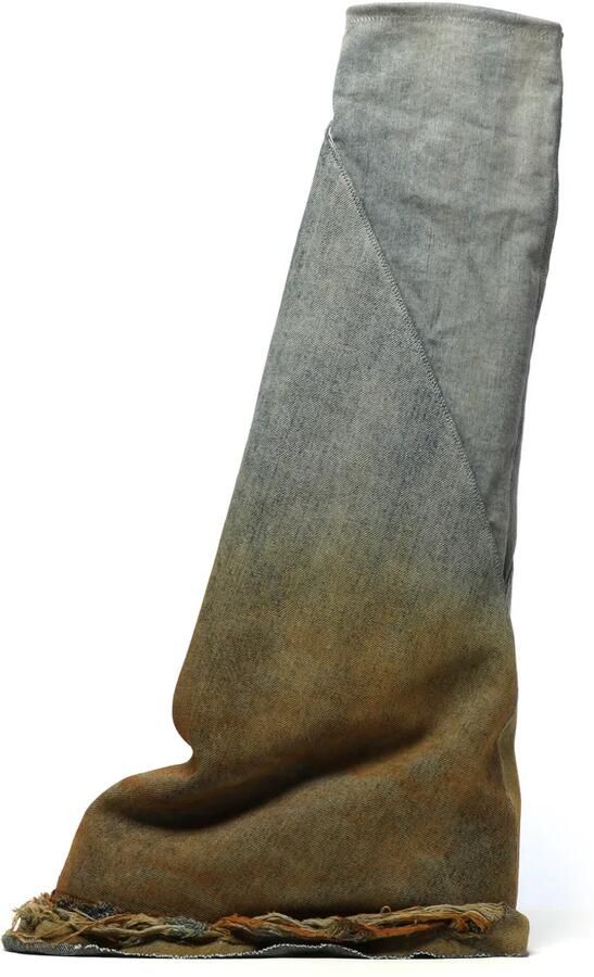 Rick Owens DRKSHDW Tweekleurige laarzen Beige - Foto 3