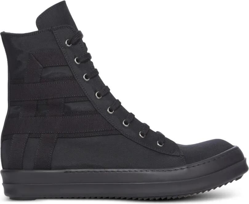 Rick Owens DRKSHDW Vegan Sneaks high-top sneakers met vlakken Zwart
