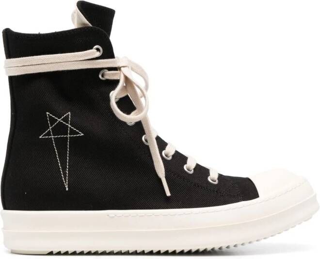 Rick Owens DRKSHDW Scarpe high-top sneakers Zwart