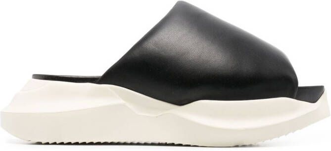 Rick Owens Geth slippers Zwart