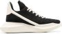Rick Owens Geth sneakers met veters Zwart - Thumbnail 1