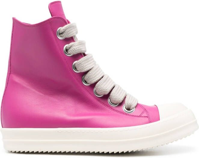 Rick Owens High-top sneakers Roze