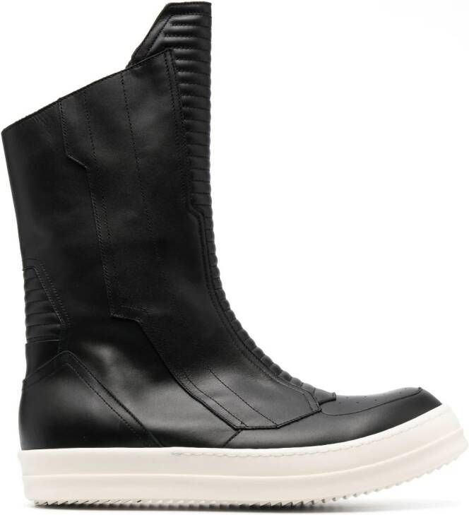 Rick Owens Leren laarzen Zwart