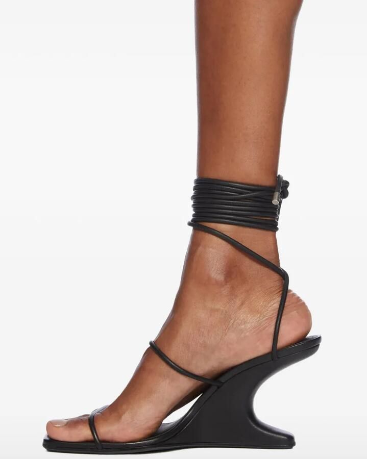 Rick Owens Lilies Cantilever sandalen met bandjes Zwart - Foto 4