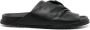 Rick Owens Mobius Granolas leren slippers Zwart - Thumbnail 1