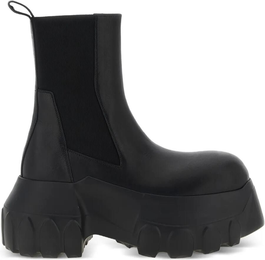 Rick Owens 100 mm Beatle Mega Tractor laarzen Zwart