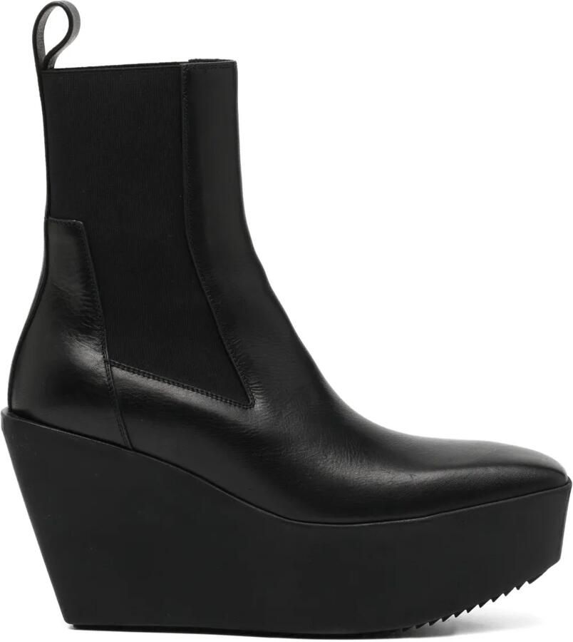 Rick Owens 110 mm Beatle laarzen Zwart