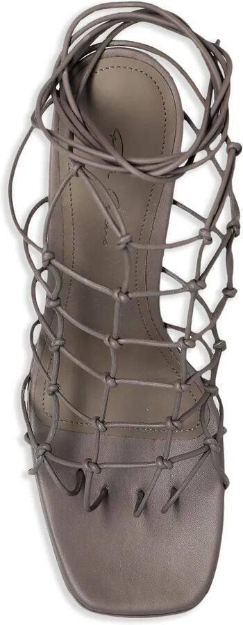Rick Owens 130 mm Web sandalen met plateauzool Grijs - Foto 5