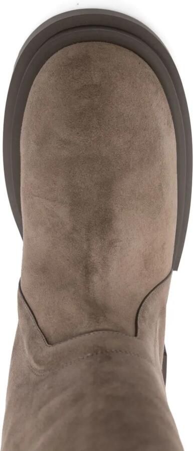 Rick Owens 70 mm Wader Bogun overknee laarzen Bruin - Foto 2