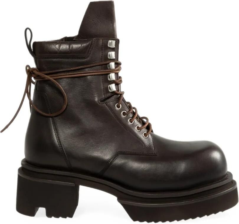 Rick Owens Army Bogun laarzen Bruin