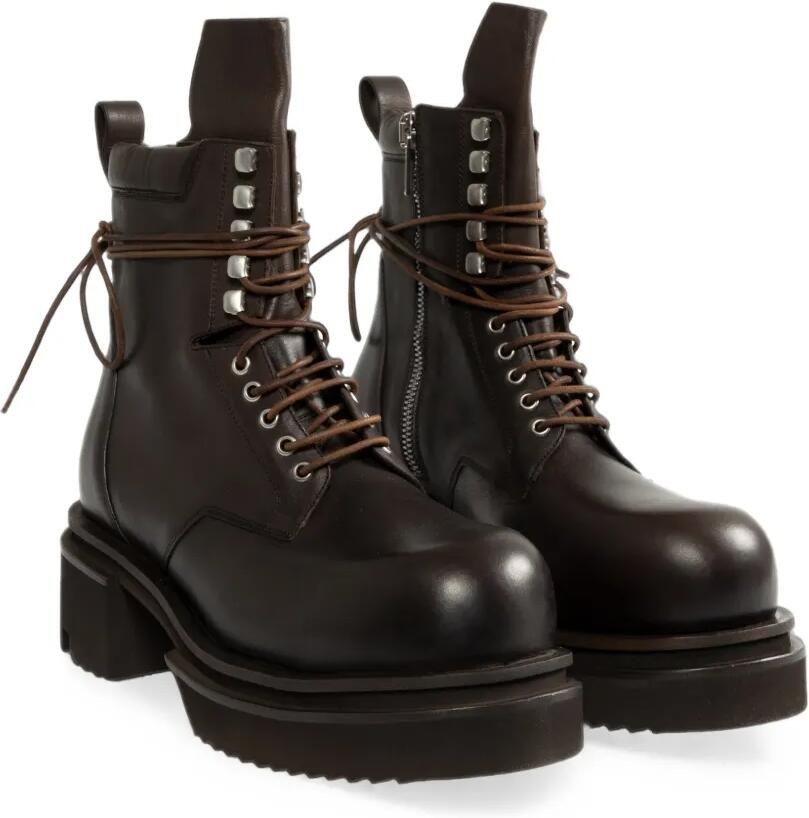 Rick Owens Army Bogun laarzen Bruin - Foto 2