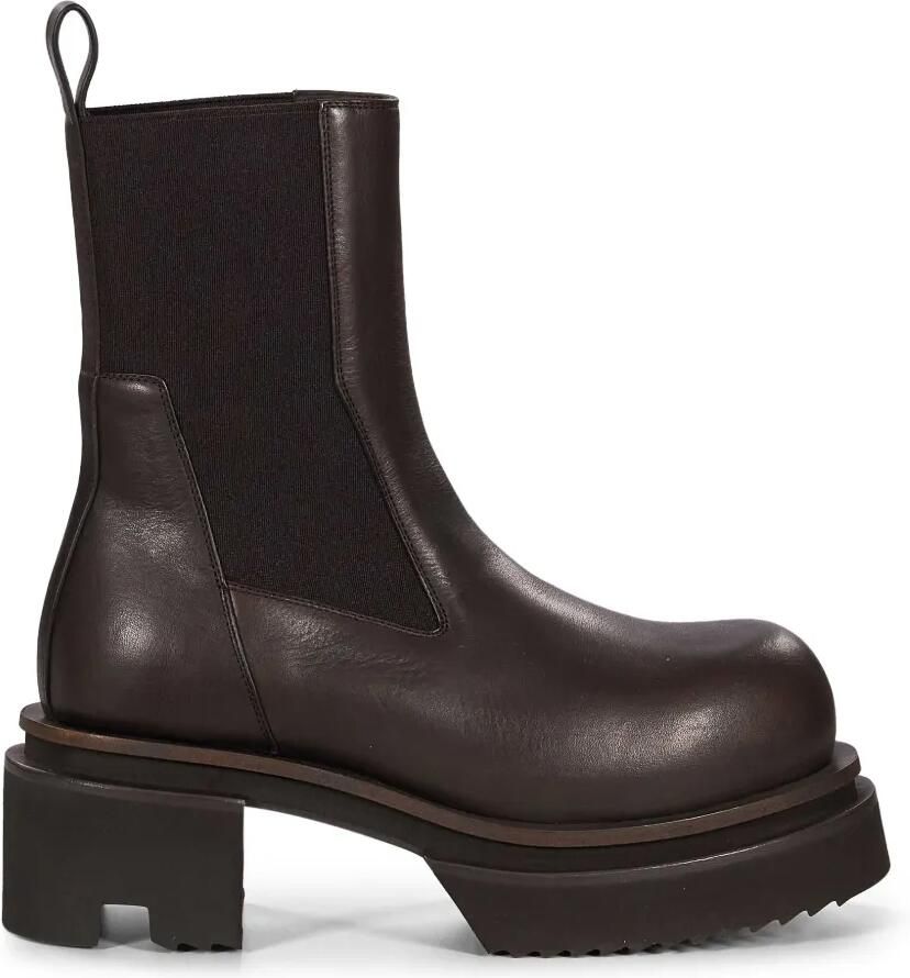 Rick Owens Beatle Bogun Chelsea laarzen met chunky zool Bruin
