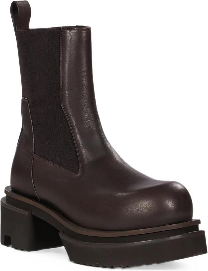 Rick Owens Beatle Bogun Chelsea laarzen met chunky zool Bruin - Foto 2