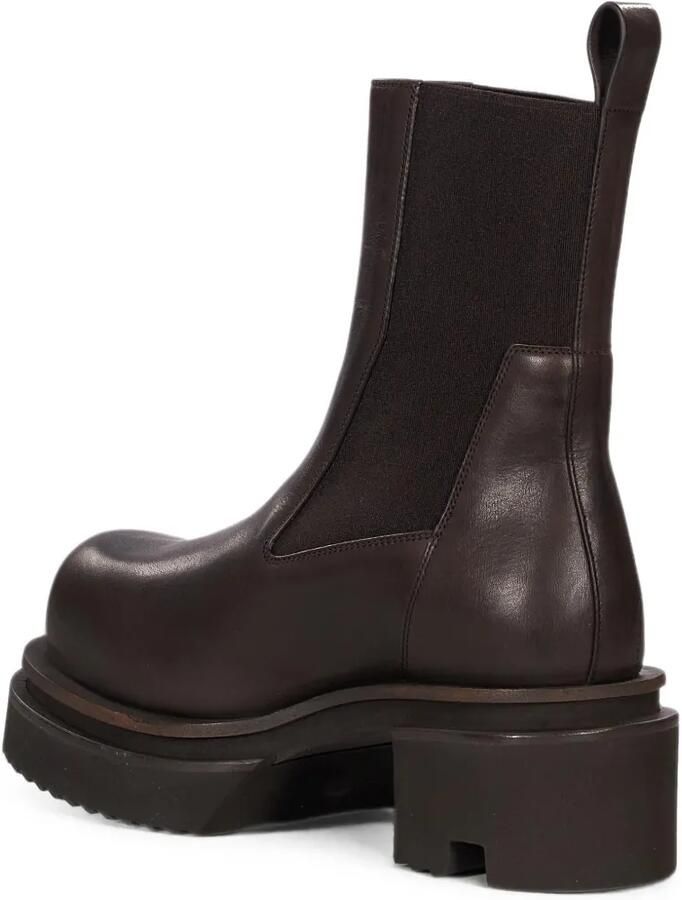 Rick Owens Beatle Bogun Chelsea laarzen met chunky zool Bruin - Foto 3